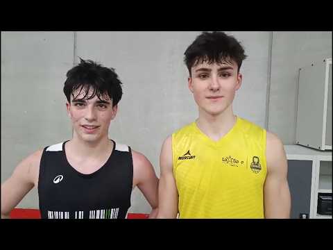Daniel Hidalgo y Jorge Olmo, MVPs de La Salle - Blecua, tras el partido