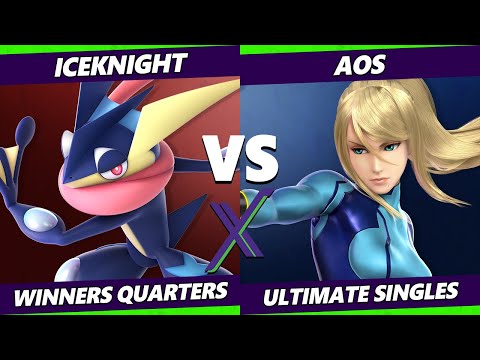 S@X 468 Winners Quarters - IceKnight (Greninja) Vs. AoS (ZSS) Smash Ultimate - SSBU
