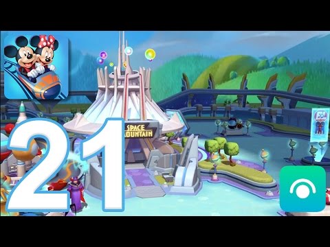 Disney Magic Kingdoms - Gameplay Walkthrough Part 21 - Level 17 (iOS, Android)