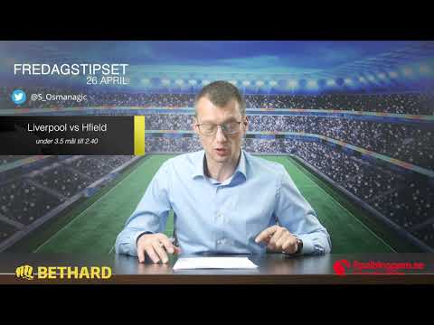 Speltips: Liverpool - Huddersfield & Augsburg - Leverkusen 26/4