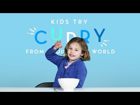 世界のカレーを食べてみよう｜キッズトライ｜HiHo Kids (Kids Try Curry from Around the World | Kids Try | HiHo Kids)