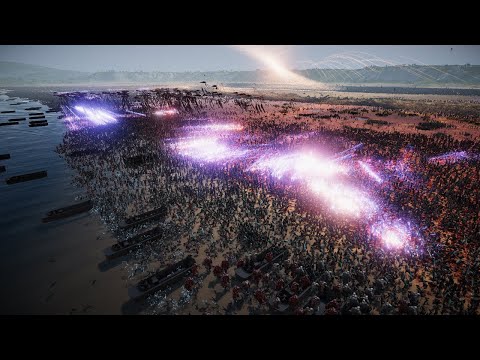 ALIENS LANDINGS VS  HUMANITY'S  ARMY - Ultimate Epic Battle Simulator 2 UEBS 2 EBW