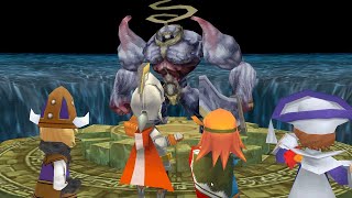 FINAL FANTASY Ⅲ (3D REMAKE)　VS鉄巨人 【ナイト・賢者・吟遊詩人・バイキング】