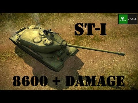 8600 + Damage! - ST-I - World of Tanks Console ( Xbox / PS4 )