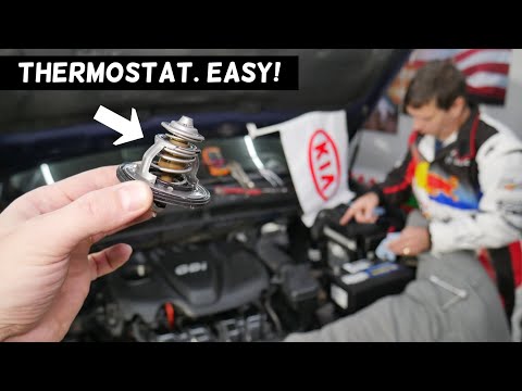 How to Replace the Thermostat on a 2016-2020 Kia Optima (Coolant Drain