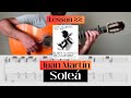 Tutorial: Soleá (Lesson 22) from Juan Martín's book, El arte flamenco de la guitarra
