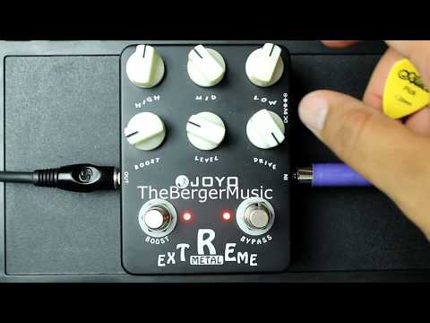 Демонстрация педали эффектов Joyo JF-17 Extreme Metal