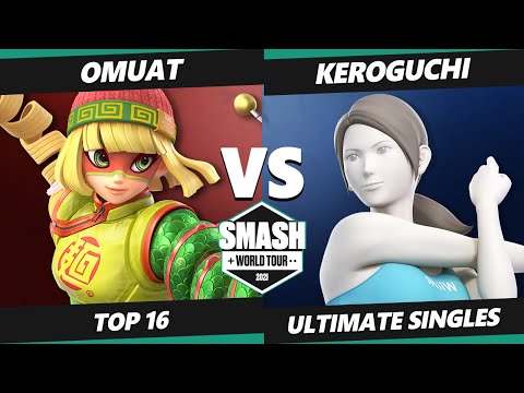 SWT East Asia Top 16 - Omuat (Min Min) Vs. Keroguchi (Wii Fit) Smash Ultimate Tournament