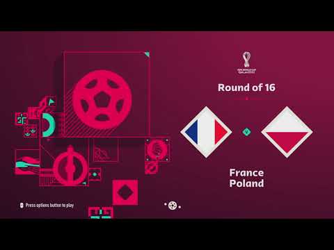 FIFA 23 World Cup Mode - Round of 16 - France 🇫🇷 vs Poland 🇵🇱