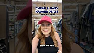 Cheap & easy coupon deals this week at Kroger!! #kroger #deals #couponing #savemoney #save