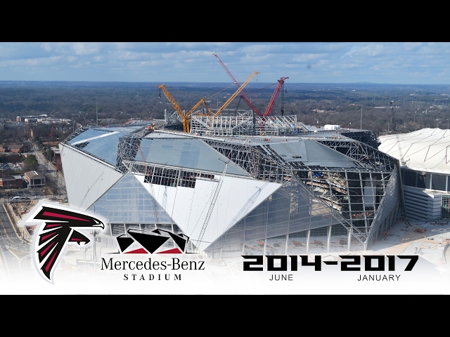 Mercedes-Benz Stadium 4K Time-lapse by EarthCam