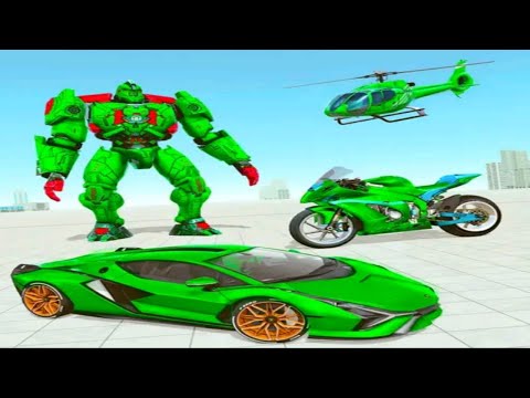 Helicopter Robot Car Game 3D | Android Gameplay