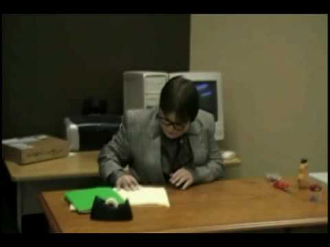 Stapler in Jello. REALLY FUNNY!