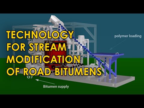 Road bitumen modification. UMB-12P unit
