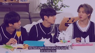 Jimin and Jungkook  (Rainy Day Incident Clip from BTS Festa)