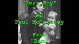&quot;Dear Boy&quot; By Paul McCartney