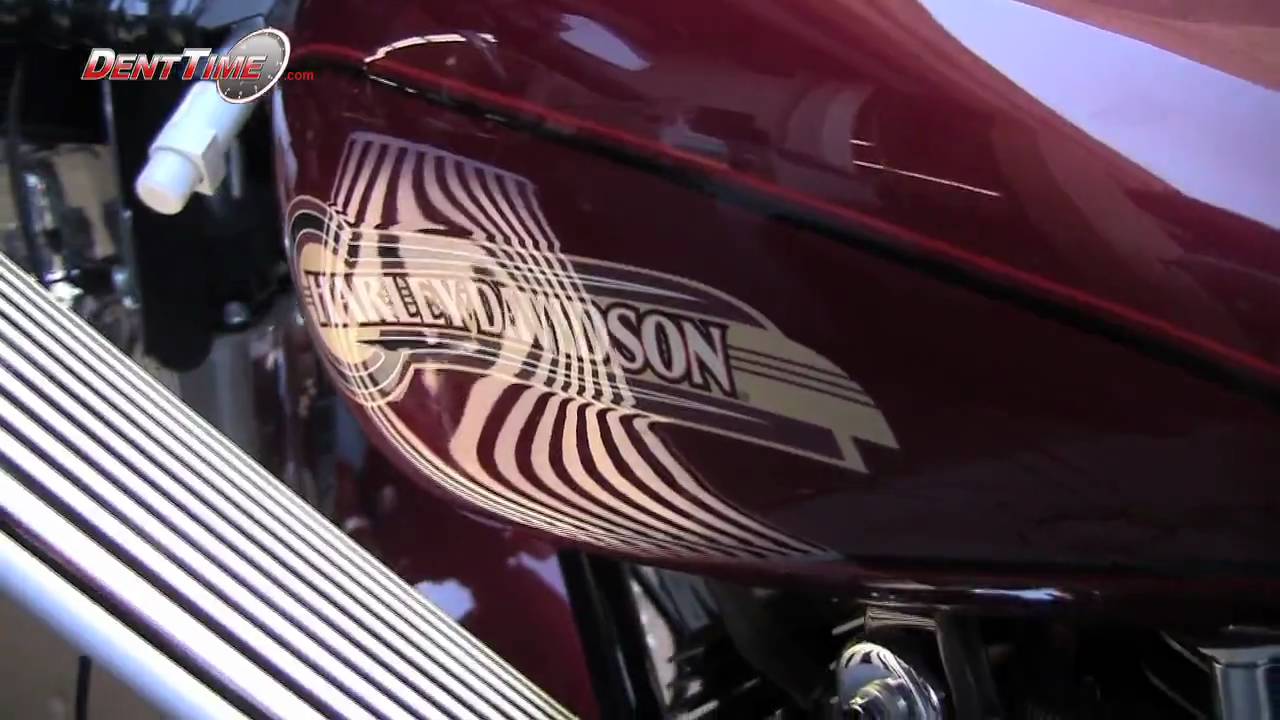 San Diego Motorcycle PDR Gas Tank Dent Repair - Paintless Dent Removal