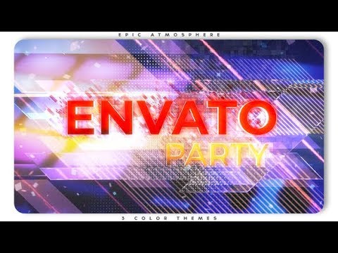 Party Glitch Opener - After Effects Template
