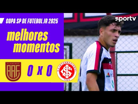 Gols e lances de Flamengo - SP x Internacional