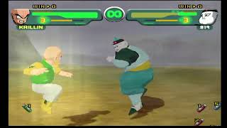 Dragon Ball Z Budokai(Gamecube)-Krillin vs Android 19