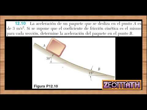 CINÉTICA DE LA PARTÍCULA. Segunda Ley de Newton. Problema 12.10 Dinámica Beer & Johnston 9 edición.