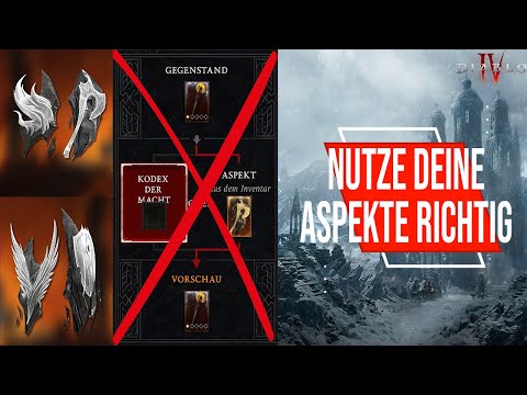 FAST JEDER nutzt die ASPEKTE  in Diablo 4 FALSCH - Mach DAS SOFORT besser