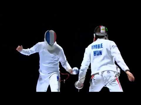 Epee Fencing - Counter cut and beat flick to the wrist! | Grumier G vs Imre G