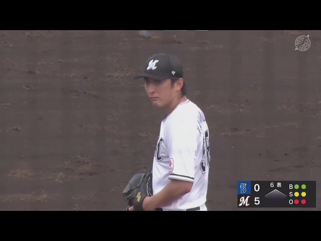 【ファーム】マリーンズ・河村説人 6回3安打無失点と安定感抜群のピッチングを見せる!! 2025年5月11日 千葉ロッテマリーンズ 対 横浜DeNAベイスターズ
