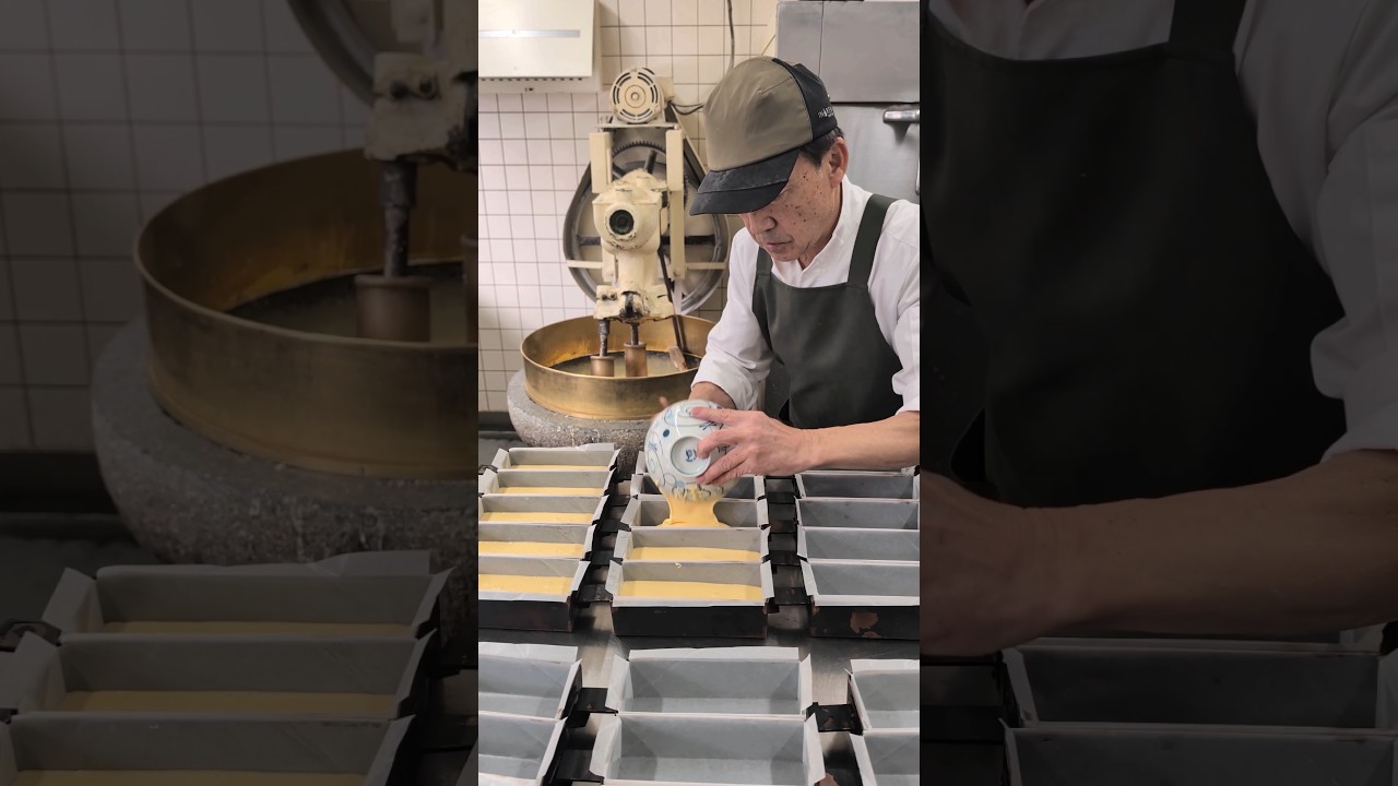 1本530円！朝採れ卵を使用した江戸時代から変わらぬ製法で焼き上げる日本最古のかすていら！#グルメ #shorts