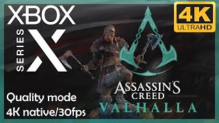 [4K] Assassin's Creed : Valhalla / Xbox Series X Gameplay / Quality Mode (4K Native/30 fps) #1