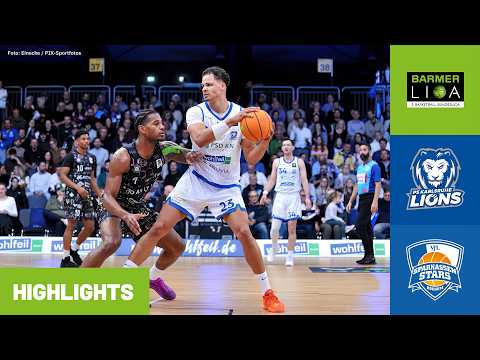 ProA: PS Karlsruhe LIONS vs. VfL SparkassenStars Bochum | Highlights