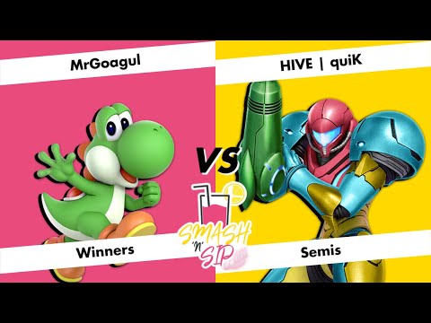 Smash'n'Sip Refill #45 - Winners Semis - MrGoagul (Yoshi) vs. HIVE | quiK (Samus)