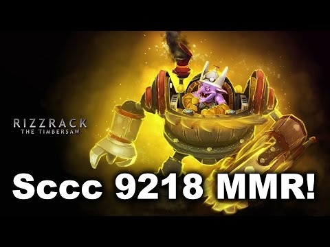 Sccc Timber Top 1 China - 9218 MMR! Dota 2
