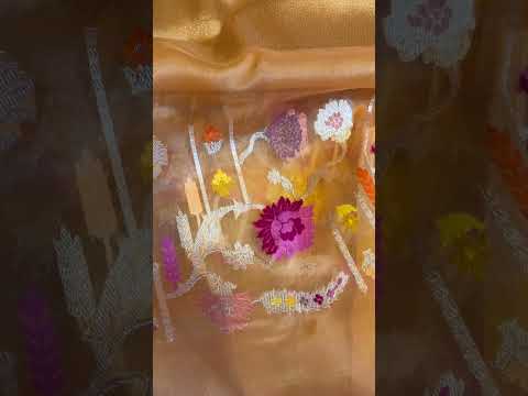 Pure Katan Silk, Kora Silk & Tissue Brocade Saree