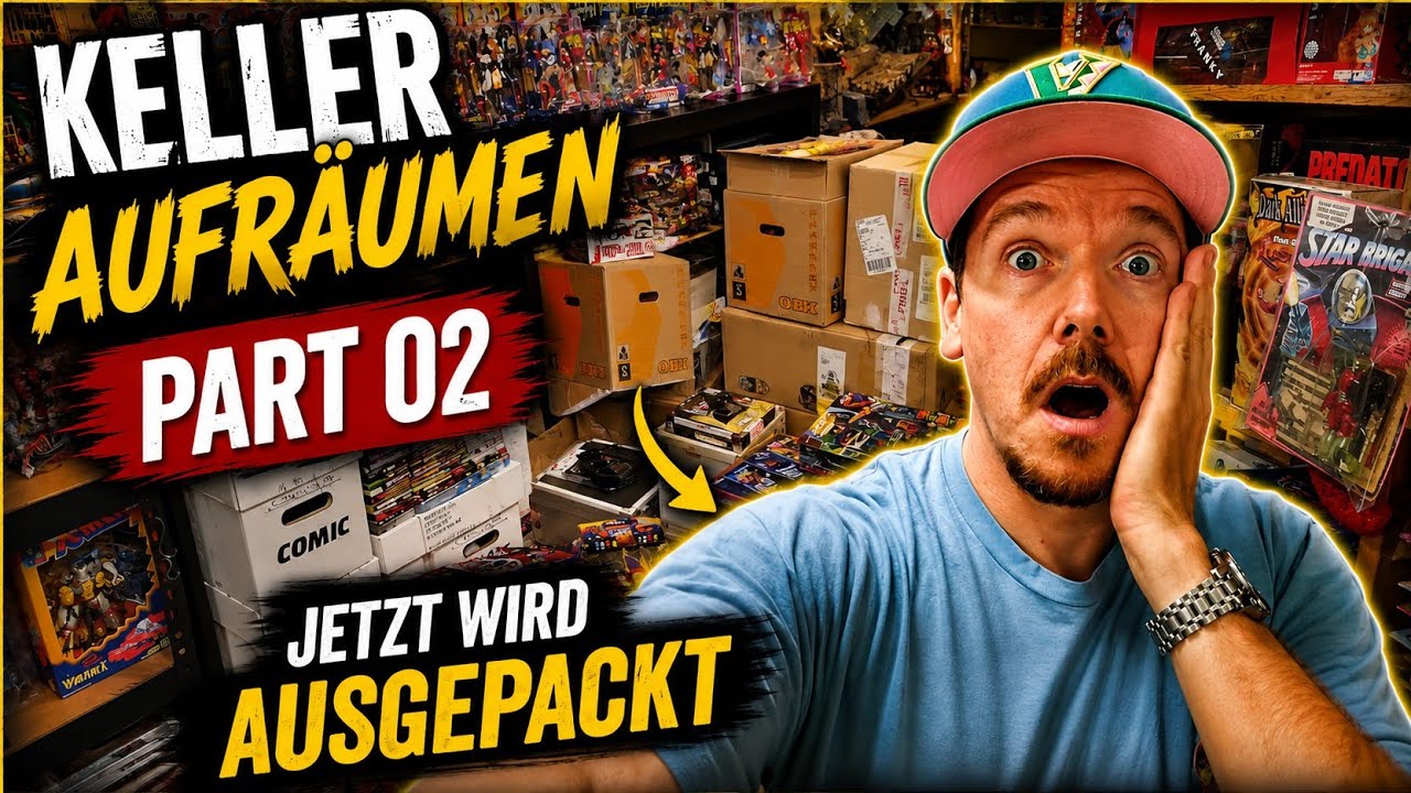 Actionfiguren Sammlung im Keller Part 2