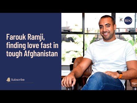 Farouk Ramji, finding love fast in tough Afghanistan