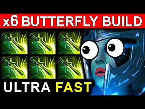 6 BUTTERFLY PHANTOM ASSASSIN - DOTA 2 PATCH 7.06 NEW META PRO GAMEPLAY