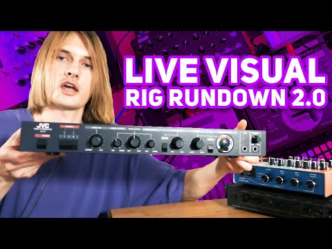 [old] My Analog Video Glitch / Resolume VJ Rig Rundown (2022)