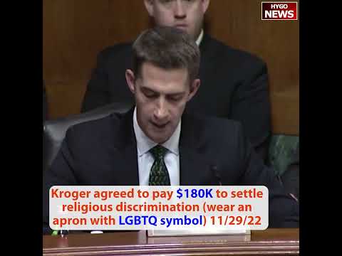 Kroger agreed to pay $180K to settle religious discrimination (wear an apron with LGBTQ symbol)