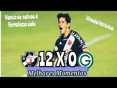 Vasco 12 x 0 Goiás • Melhores Momentos • Virada Histórica