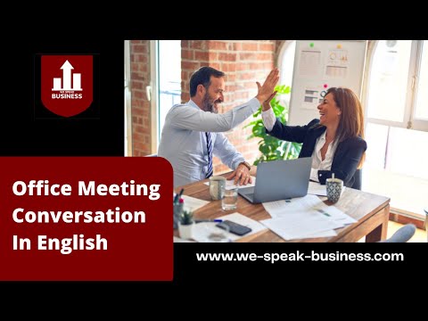 Office Meeting Conversation In English