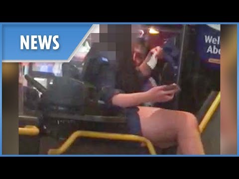 Bus driver filmed kissing and groping a ‘teen girl’
