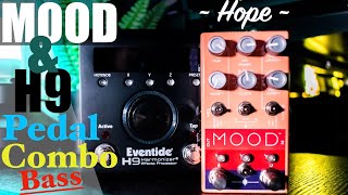 Effect Pedal Combo Bass: Mood Chase Bliss H9 Eventide Harmonizer - Dark Cave & Split Mode