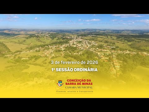 1ª Sessão Ordinária - 3 de fevereiro de 2026
