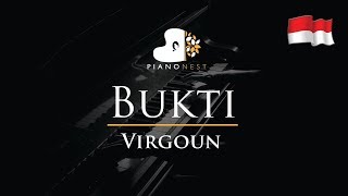 Virgoun - Bukti - Piano Karaoke / Sing Along / Cover with Lyrics