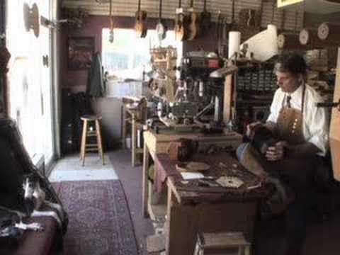 Concertina maker Bob Tedrow