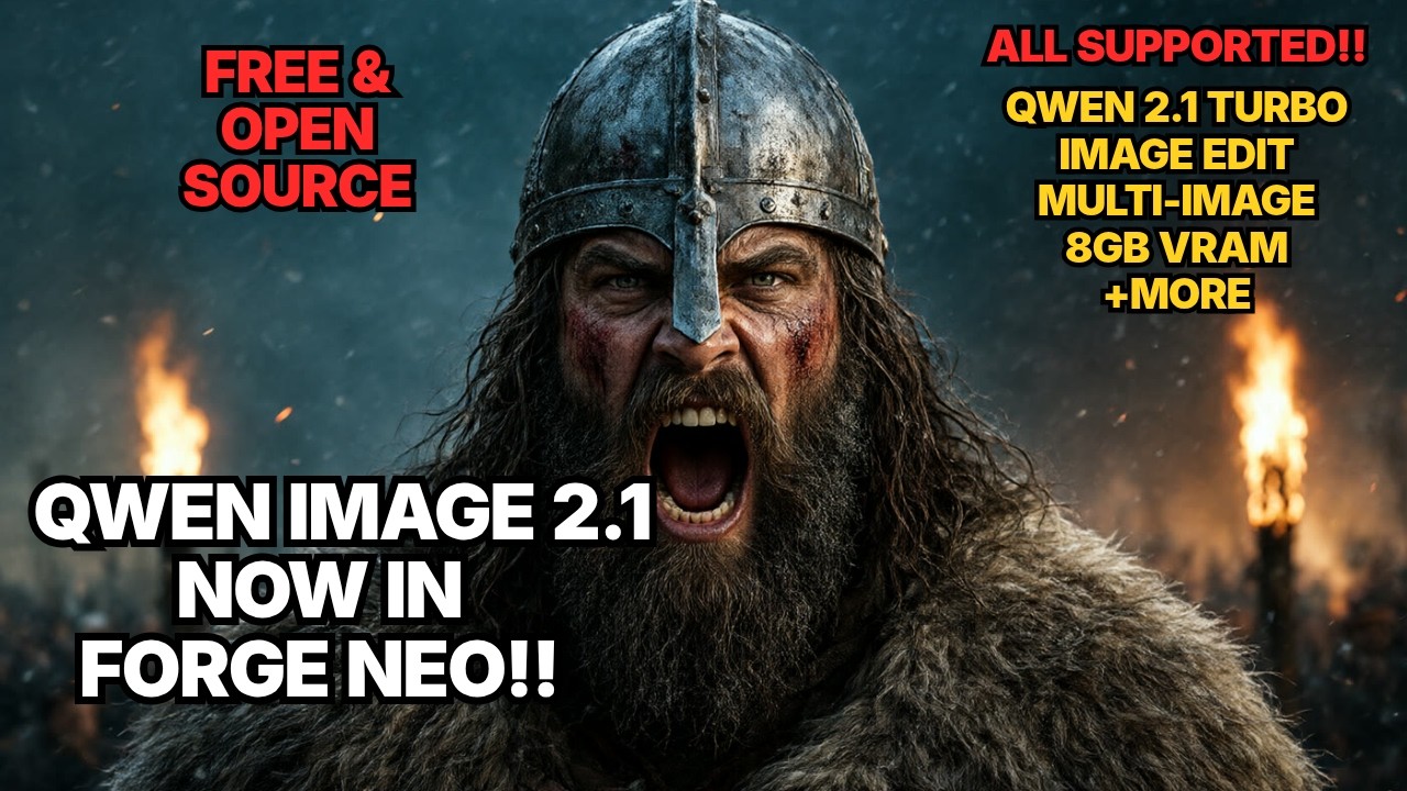 Qwen Image 2.1 Turbo in Forge Neo — No Node Graph Needed