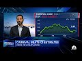 We've seen no sign of slowdown, says Carnival Corp CEO Josh Weinstein