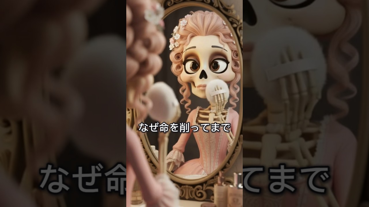白い肌の正体は“毒”でした。#白粉#歴史の裏側#美容の闇#雑学#マダムボーン