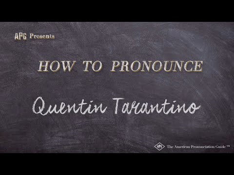 How to Pronounce Quentin Tarantino (Real Life Examples!)